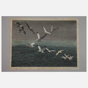 Hans Frank, Möwen auf hoher See