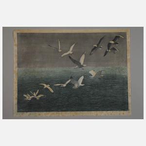 Hans Frank, Möwen auf hoher See