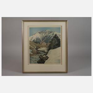 Friedrich Iwan, Letzter Schnee im Riesengebirge