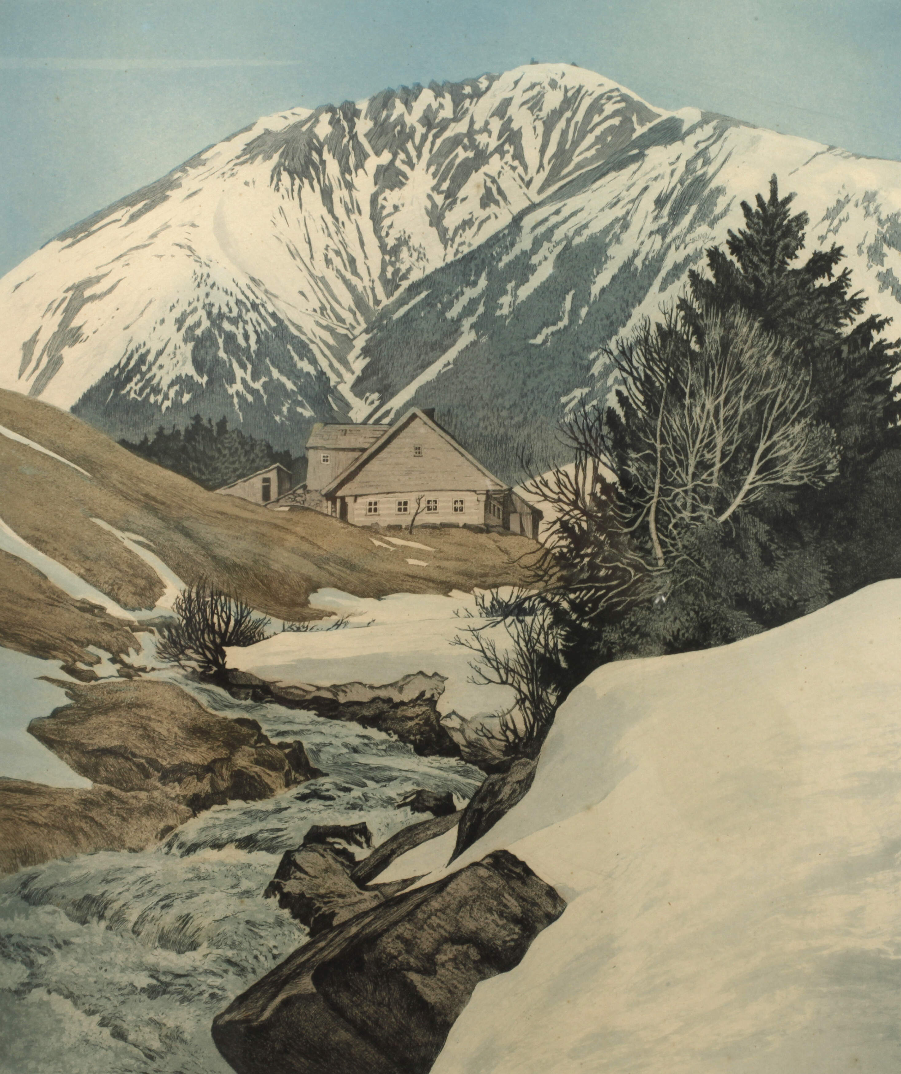 Friedrich Iwan, Letzter Schnee im Riesengebirge