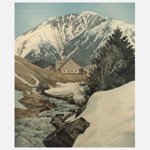 Friedrich Iwan, Letzter Schnee im Riesengebirge