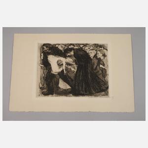 Käthe Kollwitz, "Überfahren"