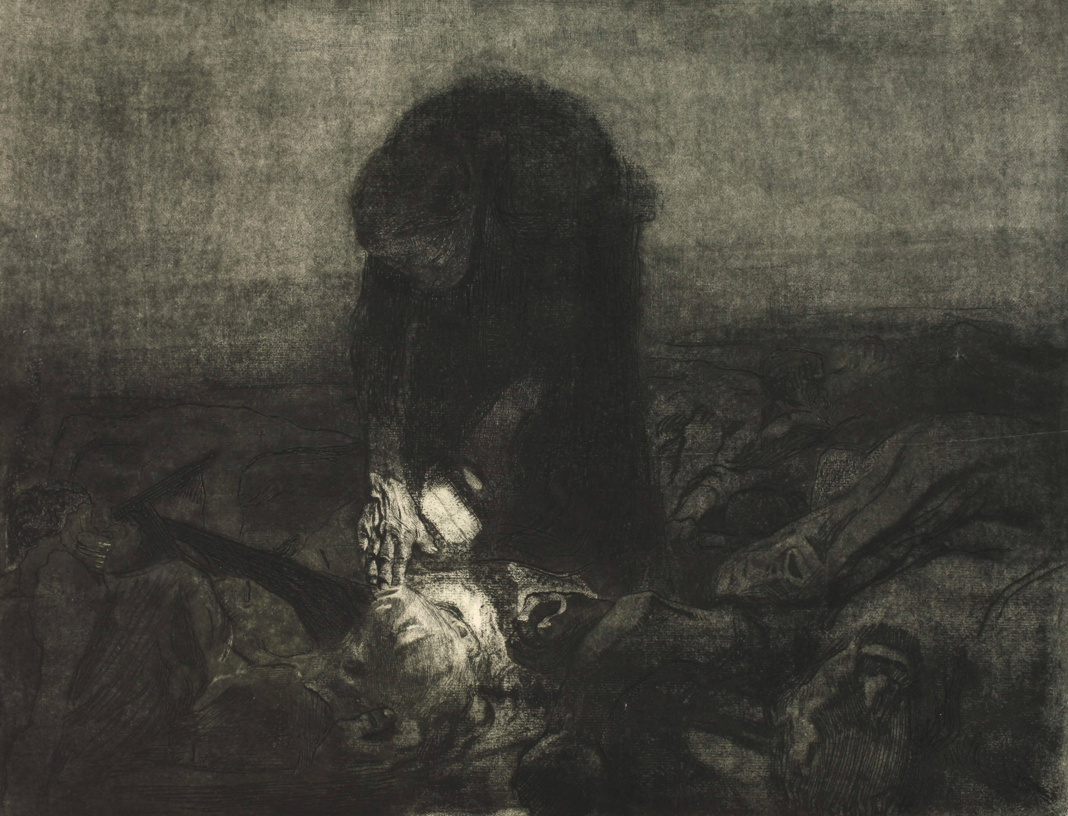 Käthe Kollwitz, "Schlachtfeld" aus "Bauernkrieg"