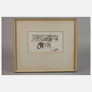 Arno Mohr, "Pferdeäpfel sammeln"