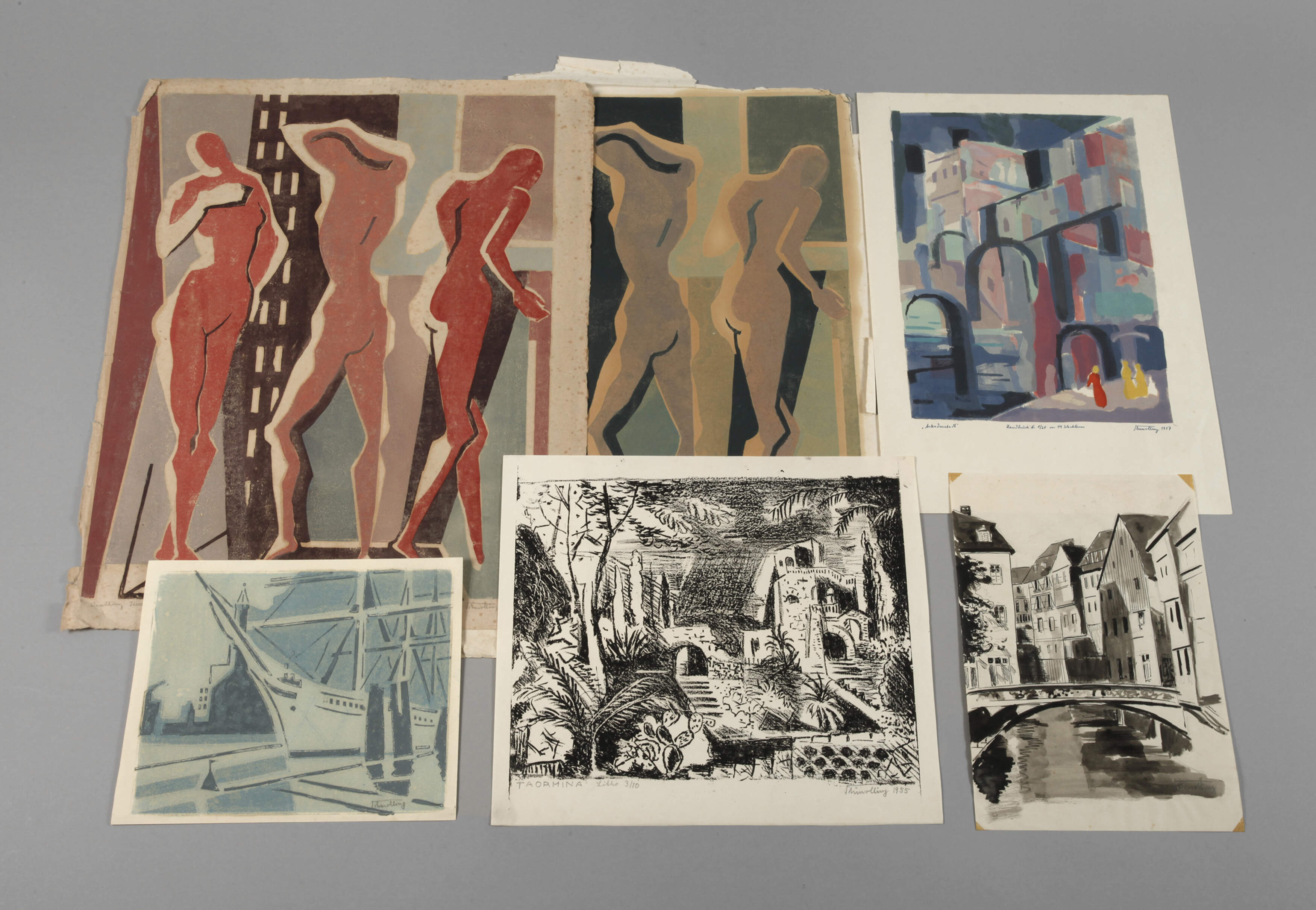 Paul Schmolling, Graphikkonvolut