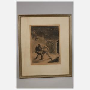 Max Slevogt, Nächtlicher Kampf