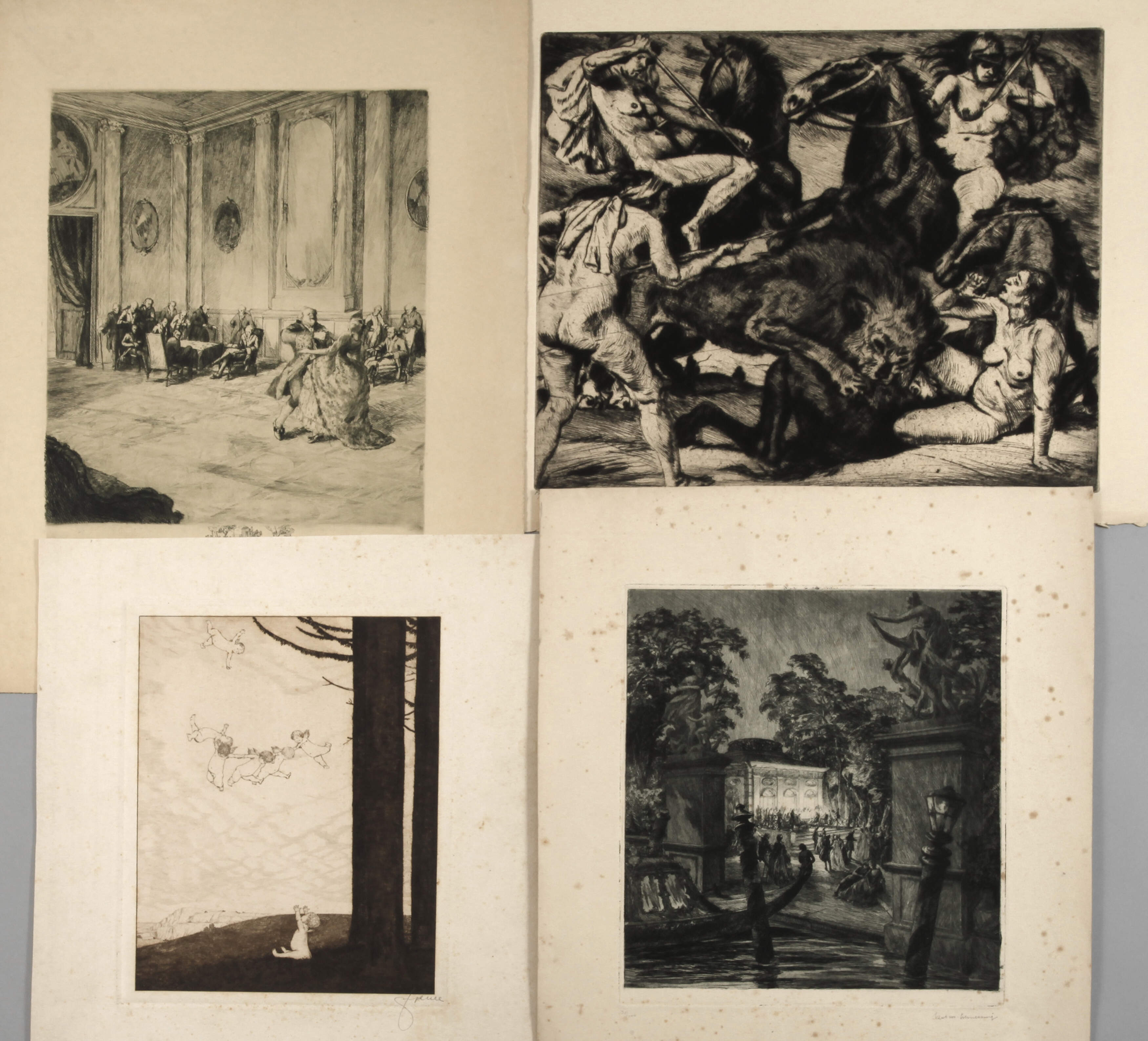 Konvolut Radierungen