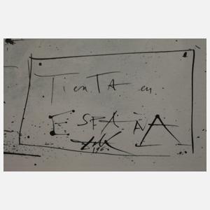 nach Salvador Dali, "Tienta en Espania"