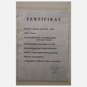 nach Salvador Dali, "Tienta en Espania"