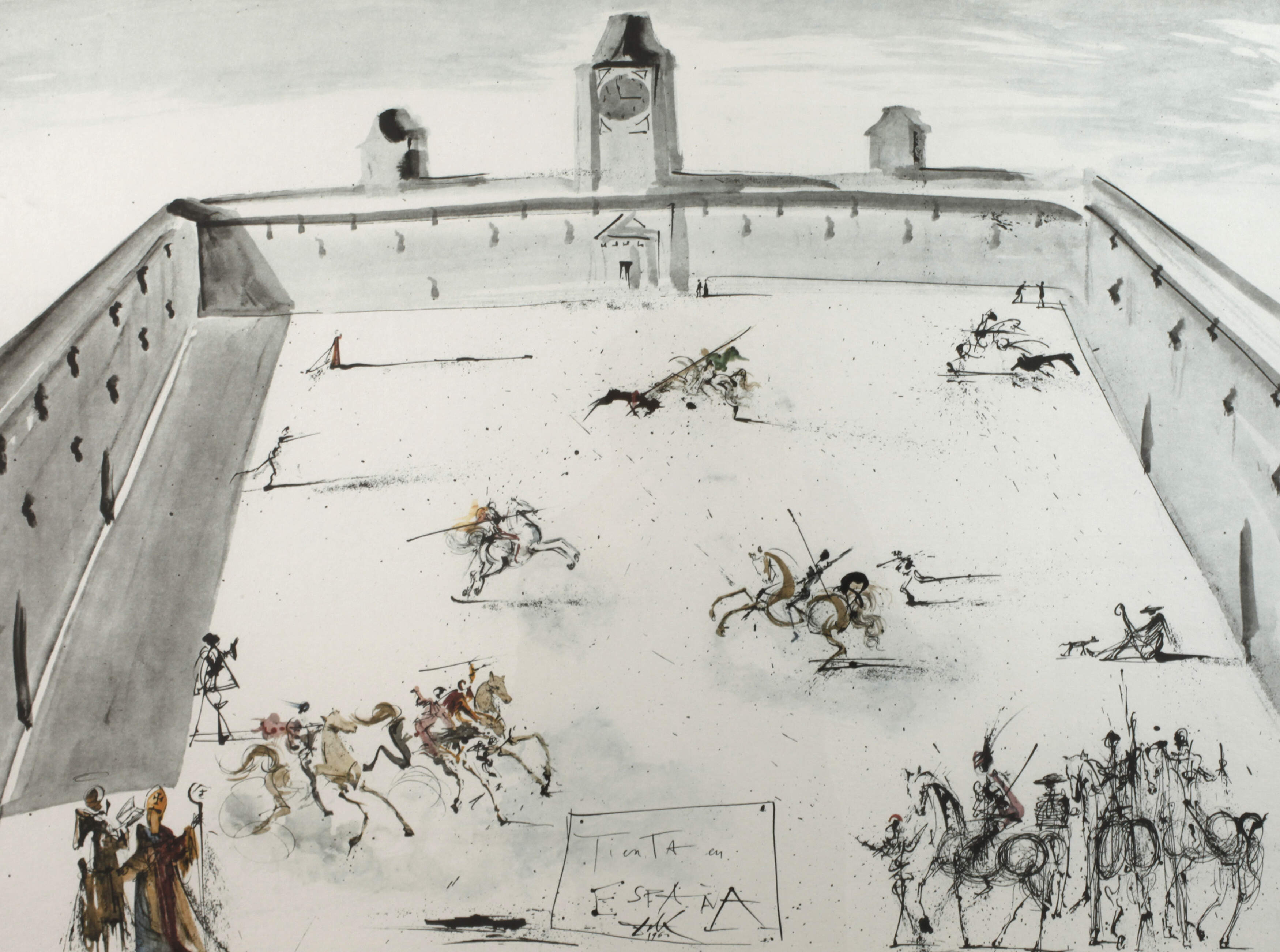 nach Salvador Dali, "Tienta en Espania"