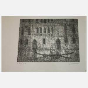 Paul Flora, Konvolut Radierungen Karneval