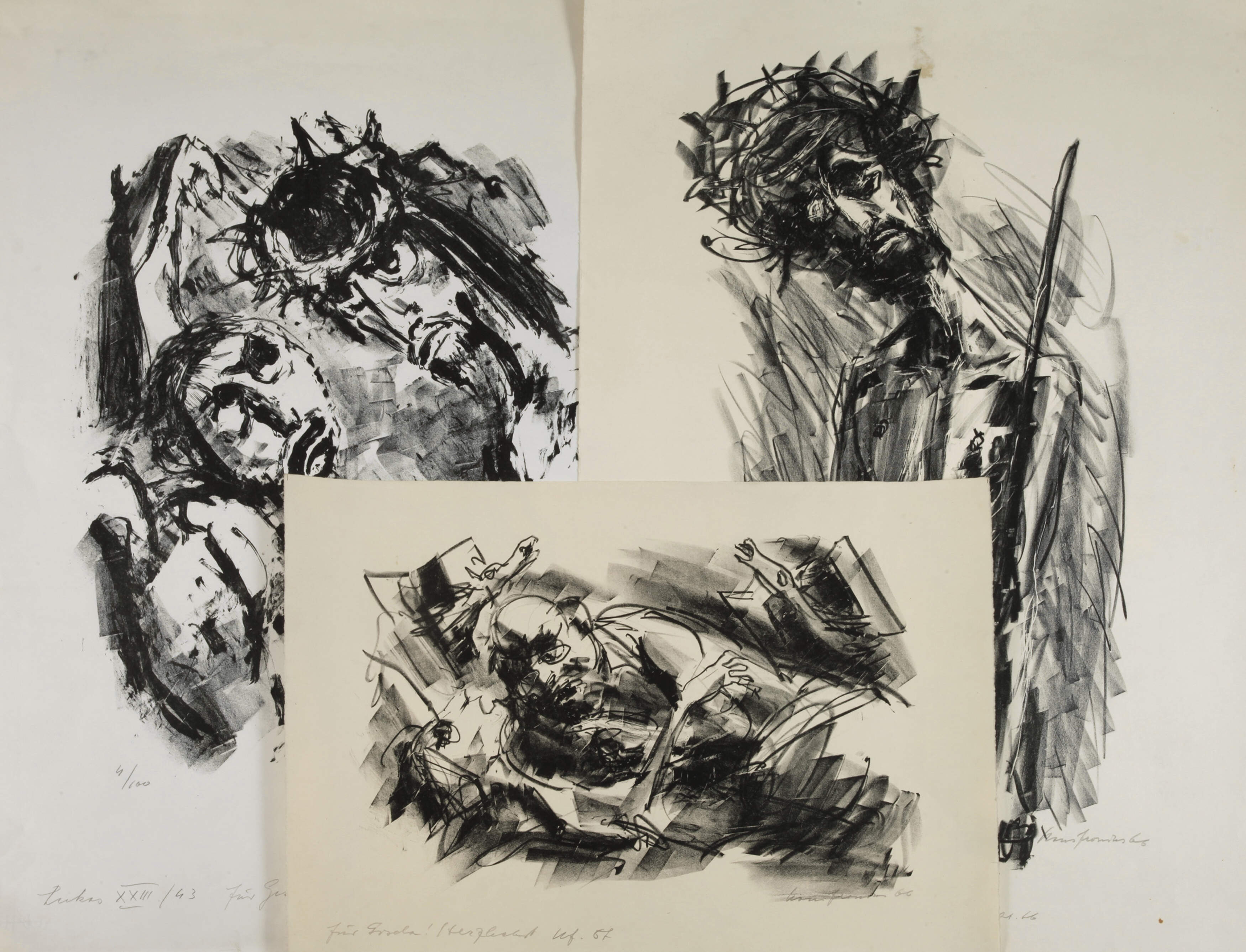 Hans Fronius, Konvolut Lithografien