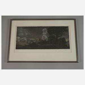 Ernst Fuchs, "Zyklopische Landschaft"