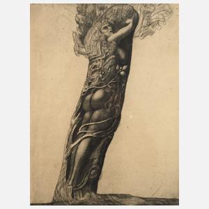 Ernst Fuchs, "Daphne in Eva Mystica"