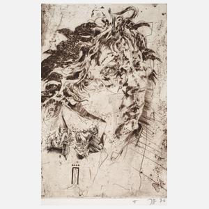 Horst Janssen, "Selbst, Birgit"