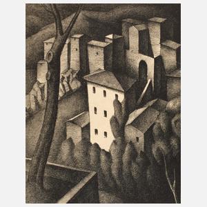 Alexander Kanoldt, "Olevano V"