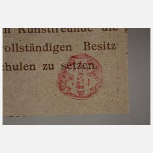 Koloman Moser, Lesendes Mädchen