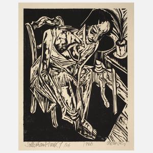 Hans Orlowski, "Sich Ankleidende"