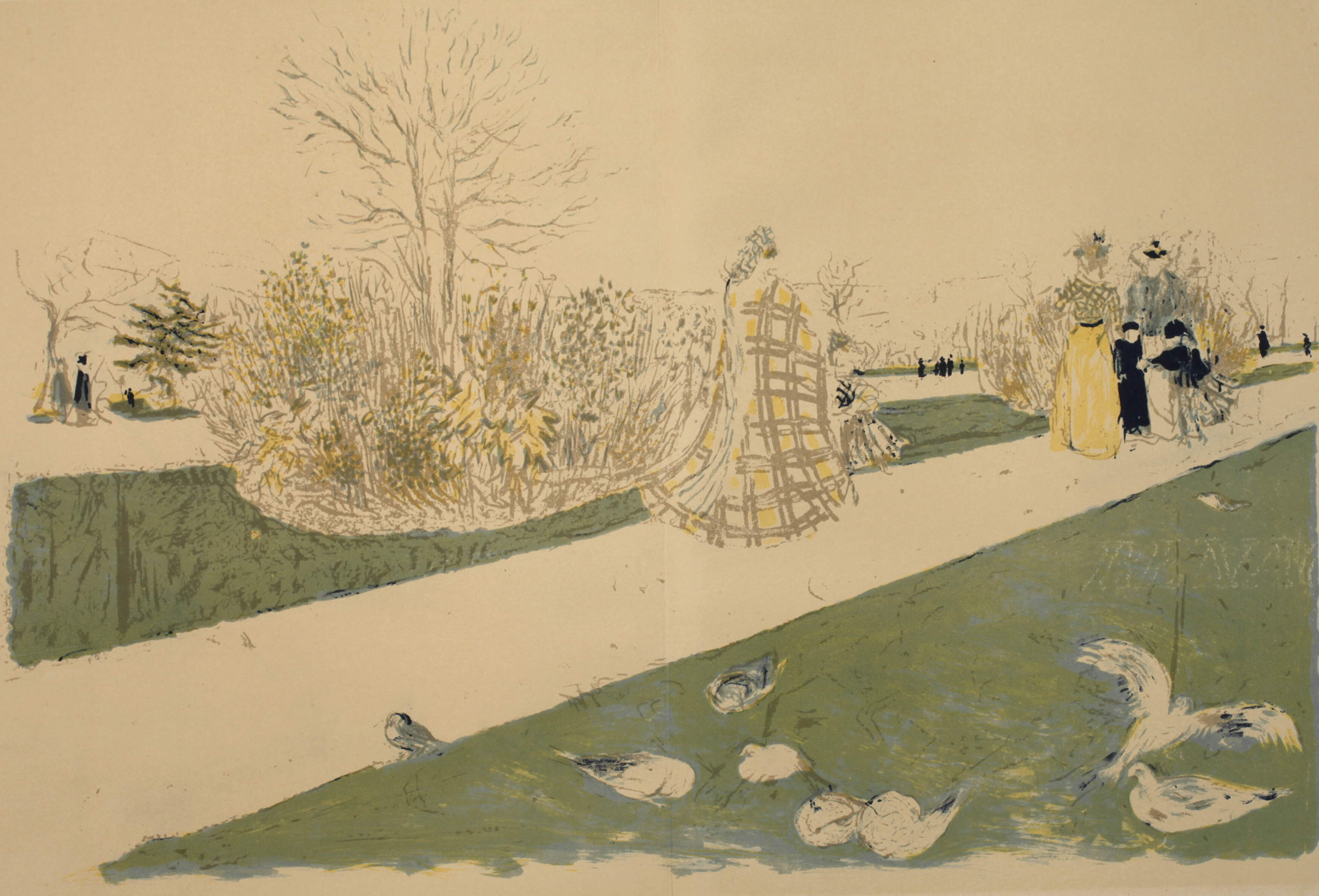 nach Éduard Vuillard, "Jardin des Tuilleries"