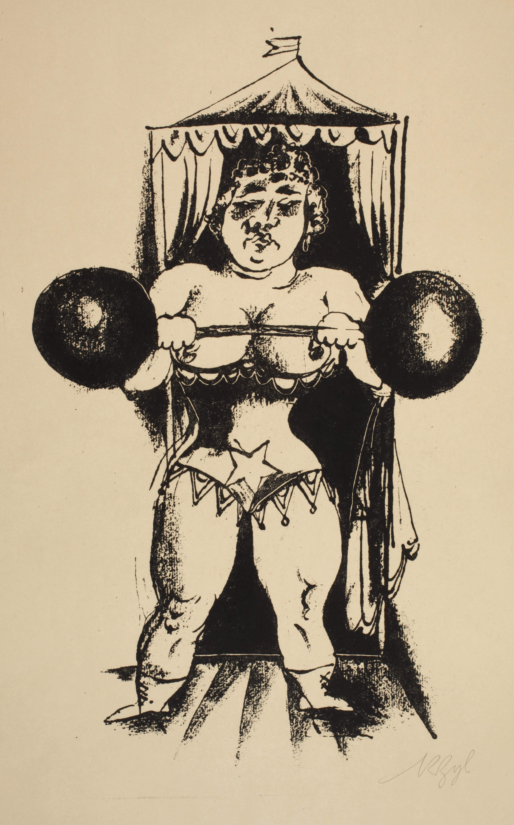 Richard Ziegler, Gewichtheberin