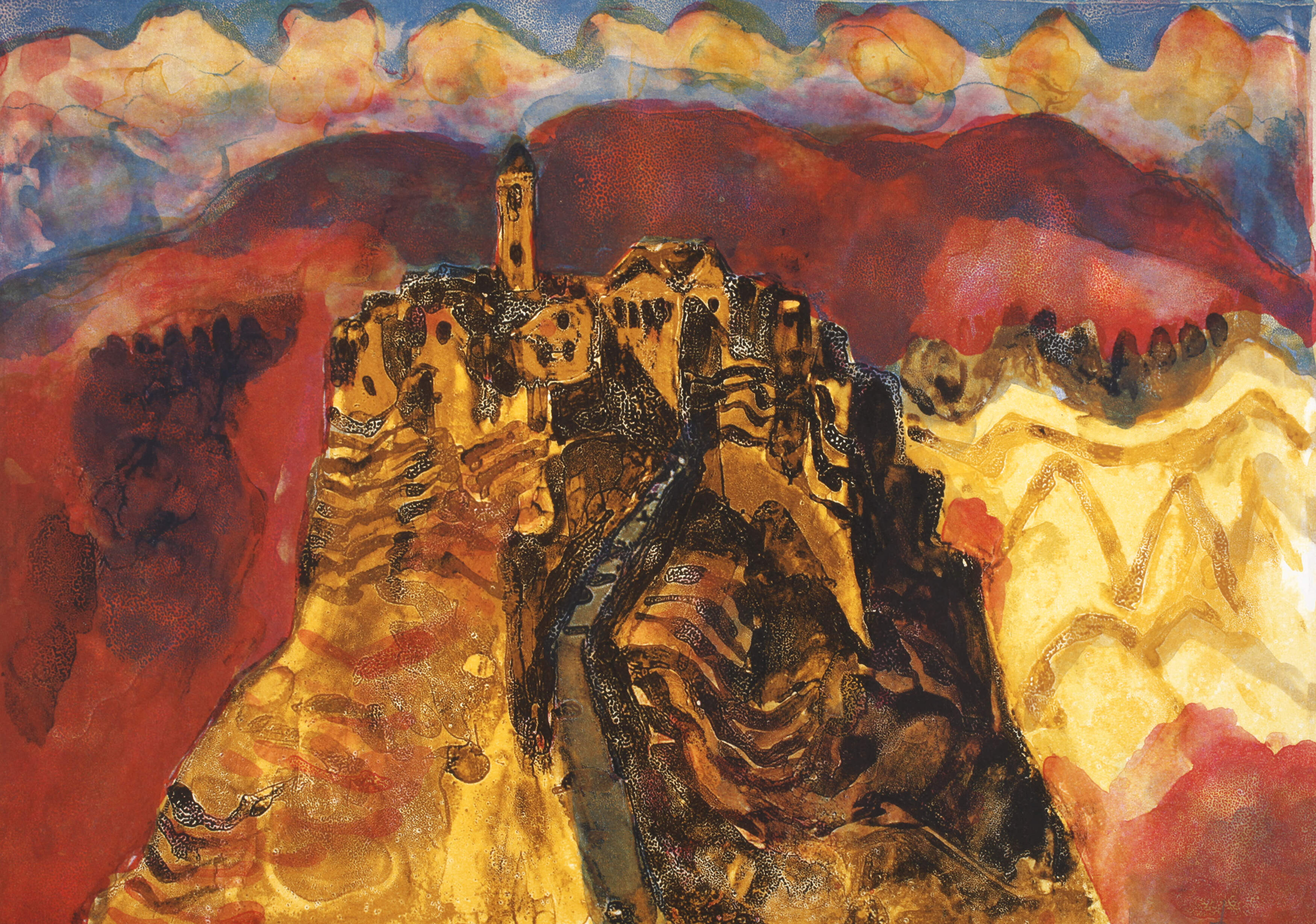Christian Kruck, "Civita di Bagnoregio"