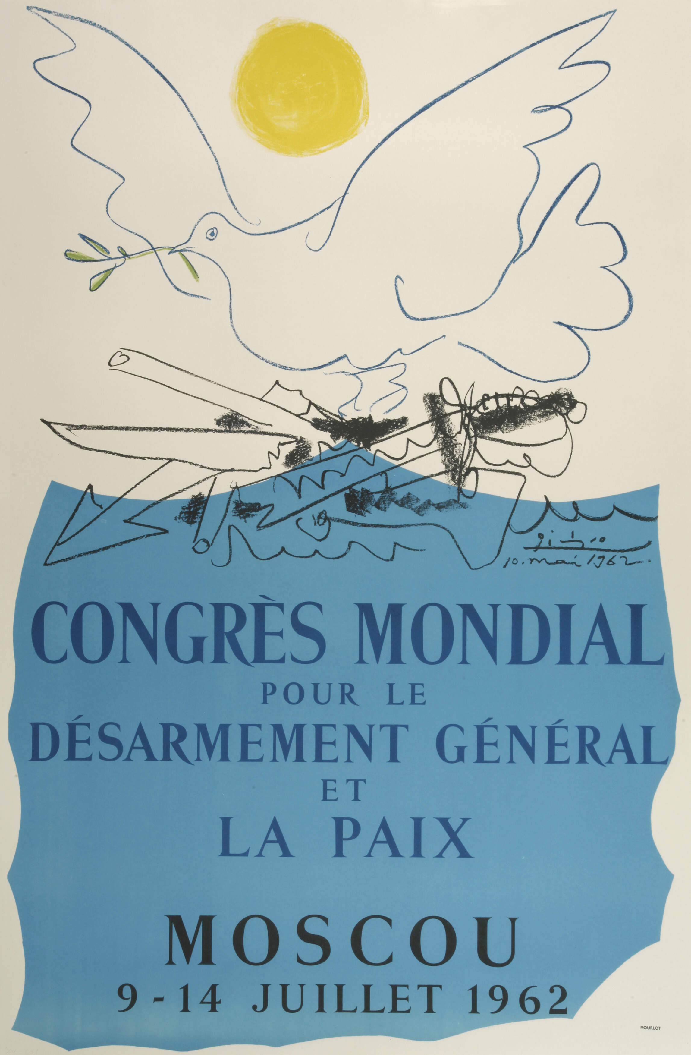 Pablo Picasso, Plakat "Congrès Mondial..."