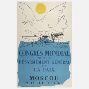 Pablo Picasso, Plakat "Congrès Mondial..."
