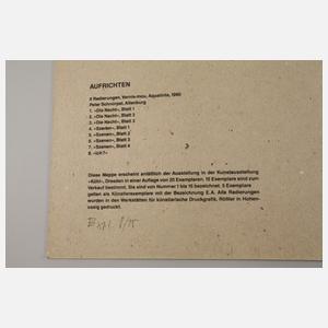 Peter Schnürpel, Mappenwerk "Aufrichten"