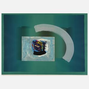 Expressiver Siebdruck