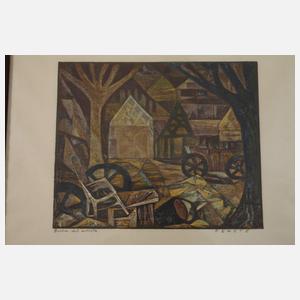 Konvolut gerahmte Grafiken