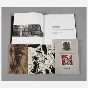 Konvolut Bücher mit Zeichnungen und Widmungen