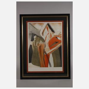 Konvolut gerahmte Graphik aus der DDR