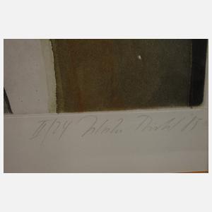 Konvolut gerahmte Graphik aus der DDR