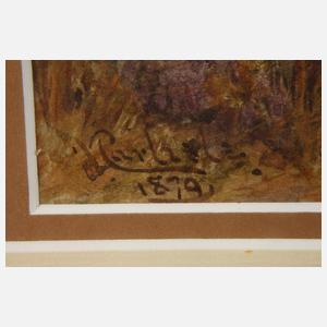 John Carlisle, Rinderherde in bergiger Landschaft