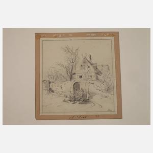 Anton Doll, Ankunft am Jagdhaus