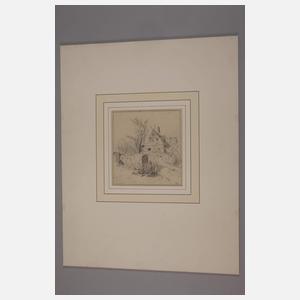 Anton Doll, Ankunft am Jagdhaus