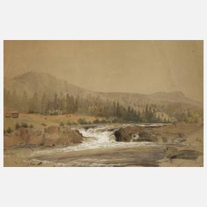 Johannes Bartholomäus Duntze, attr., Wildbach