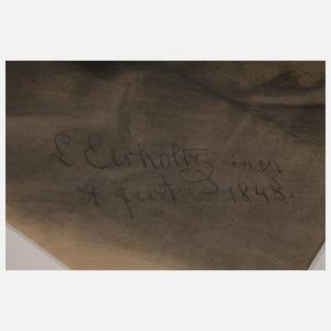 Ludwig Elsholtz, Mädchen mit spielenden Katzen