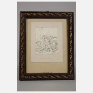 Hugo Kauffmann, attr., "Fröhliche Zecher"