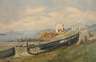 S. Koenig, Fischerboote an südlicher Küste