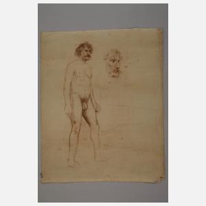 Max Merker, männlicher Akt