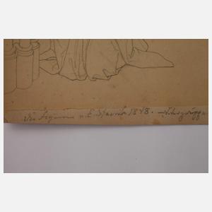 Edward Jakob von Steinle, attr., Im Gebet