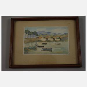 Konvolut französische Aquarelle