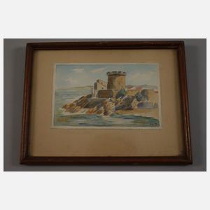 Konvolut französische Aquarelle