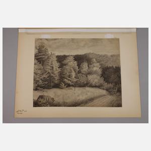 Franz Alt, attr., Waldstück