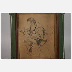 Reinhold Max Eichler, Portraitstudie