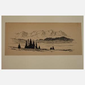 Edwin Henel, Konvolut Handzeichnungen