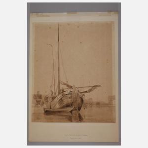 Eugène Louis Gabriel Isabey, attr., Fischkutter