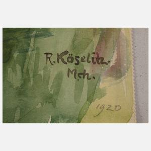 Rudolf Köselitz, Geschwister im Garten