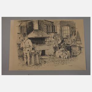 Karl Ludwig Nagel, "Schmiede in Kleve"